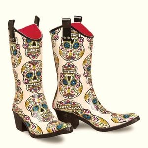 Blazin Roxx Skull Rain Boots